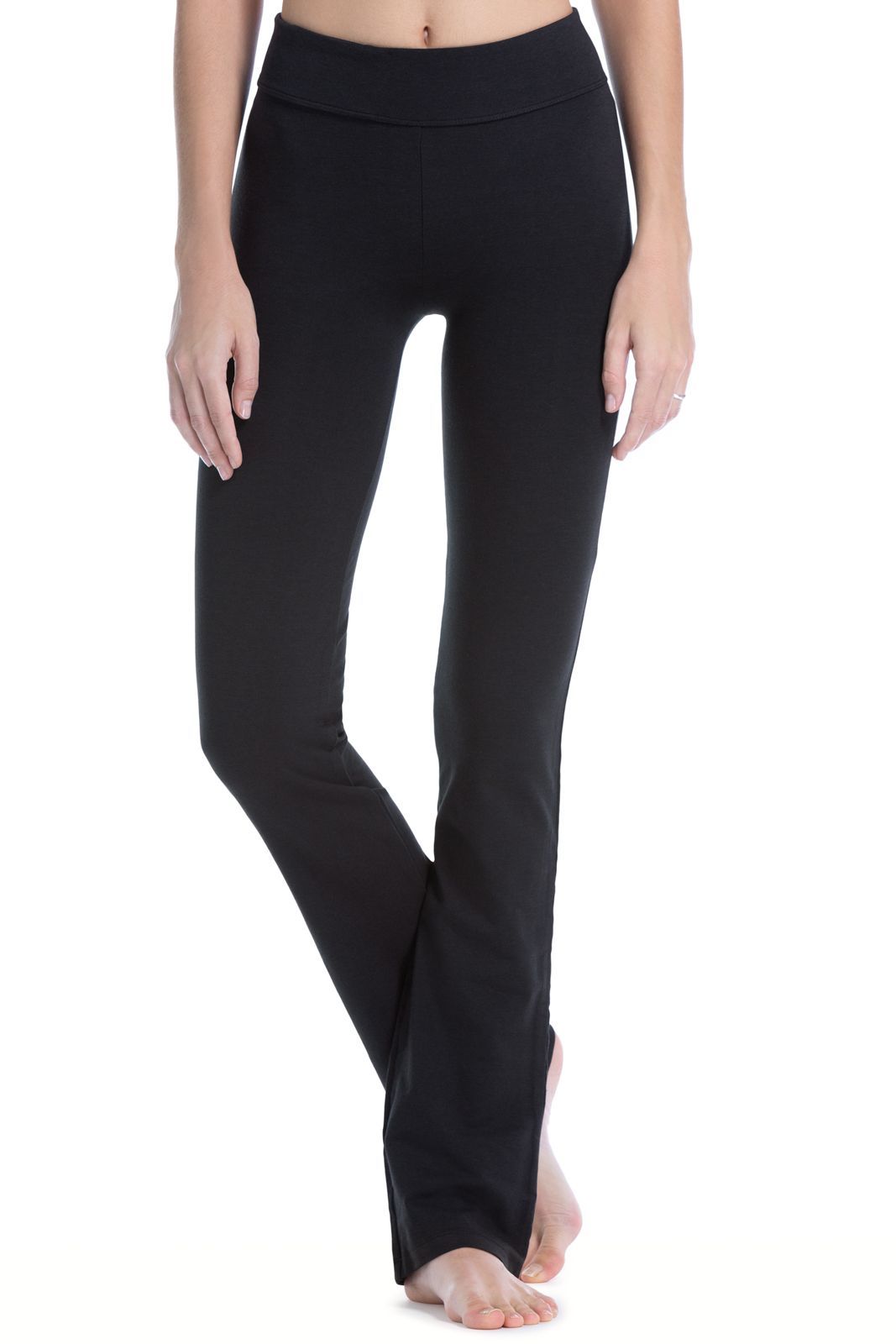 Women Bootcut Yoga Pants Casual Long Bootleg High Waist Flare Pants with  Pockets | eBay