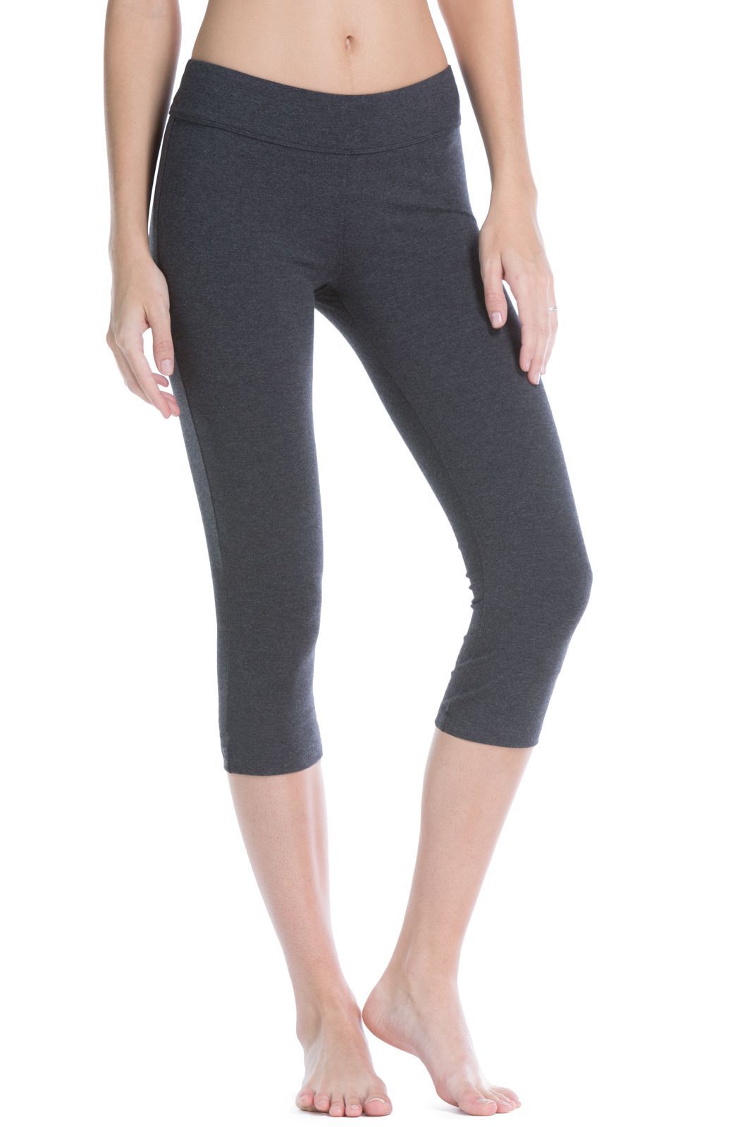 Athletic Works Womens Active Knit Capri (X-Large, Black) - Import It All