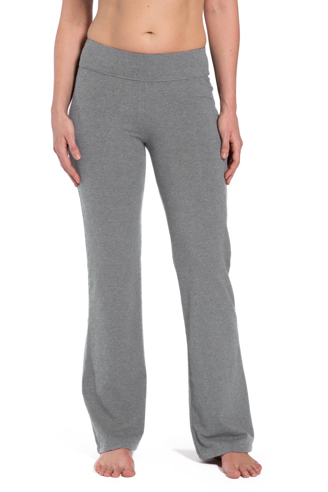 PHISOCKAT Women's Yoga Pants with Pockets, High Waist Tummy Gray Size Small