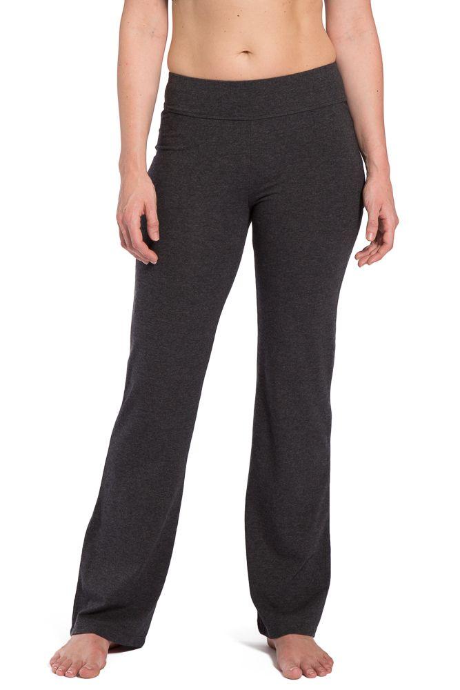 Women's EcoFabric™ Boot Leg Yoga Pant with Back Pockets Womens>Activewear>Yoga Pants Fishers Finery 