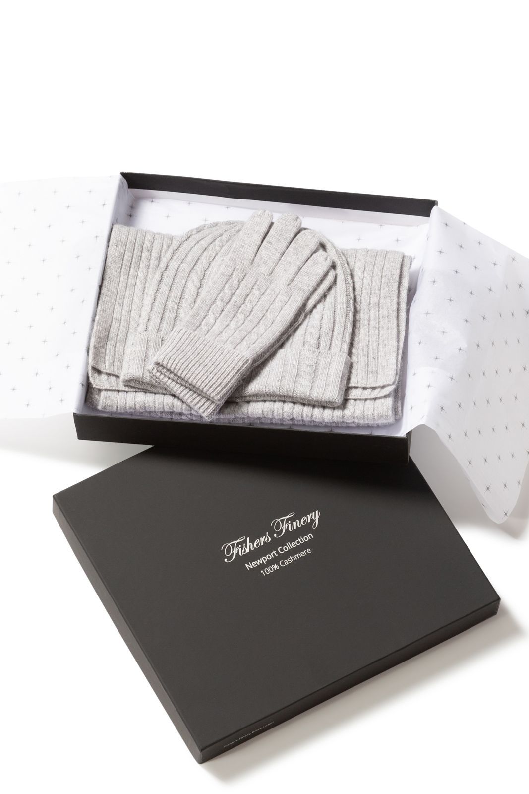 Fishers Finery Men's Cashmere Gift Box Set