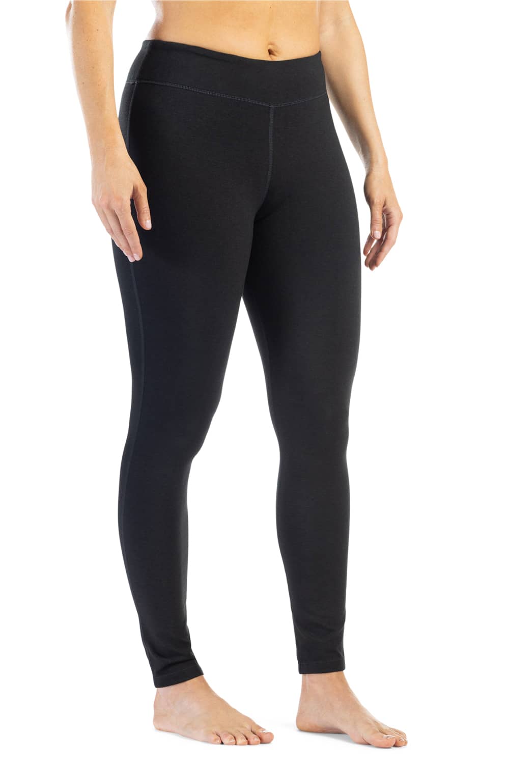 Womens Active Workout Full Length Cotton Leggings with Pockets (S-XL) -  KOGMO