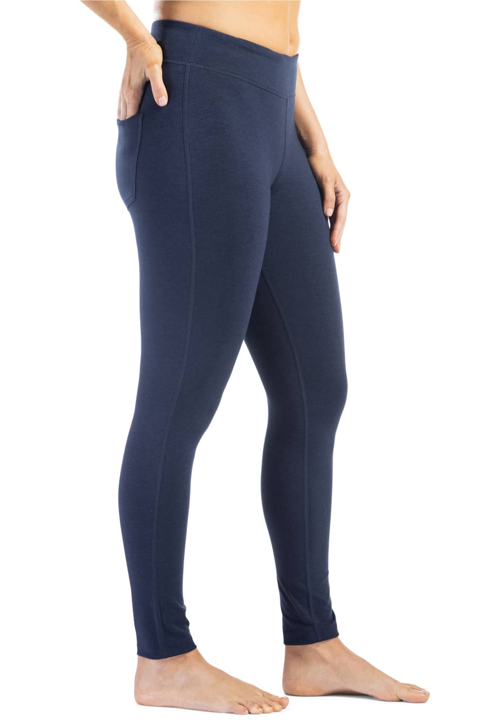 Women's Navy Blue Ultimate Wrap Over Yoga Pant