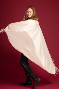 100% Pure Cashmere Fringe Throw Blanket with Gift Box Home>Bedding>Throw Fishers Finery 