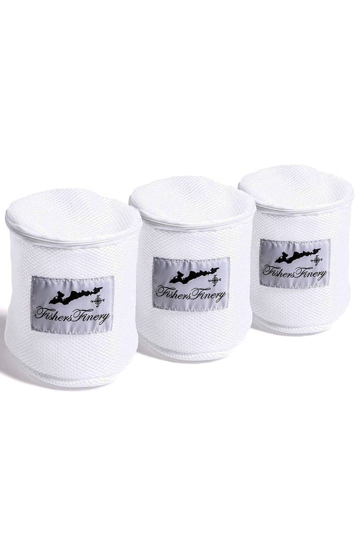 Mesh Wash Bag with Zipper - Bra Sized Home>Laundry>Wash Bag Fishers Finery Pack of 3