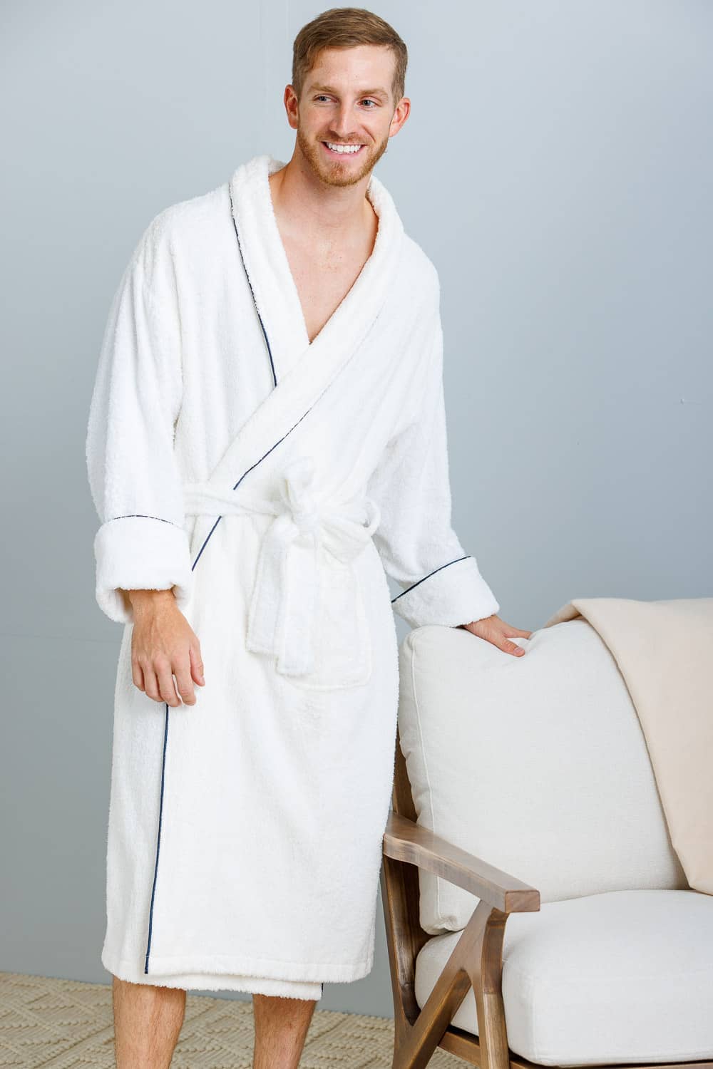 Men's Full Length Resort Terry Cloth Robe Mens>Sleepwear>Robe Fishers Finery