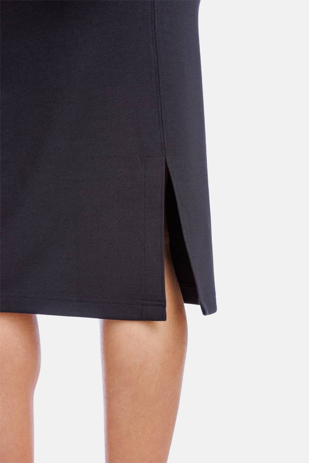 Women's Ponte Knit Midi Length Pencil Skirt Womens>Skirt Fishers Finery 