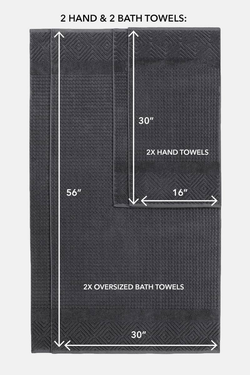 Texrise® Laguna Series 16 x 30 in. Cotton Luxury Hand Towels – 12-pack –  Eurow