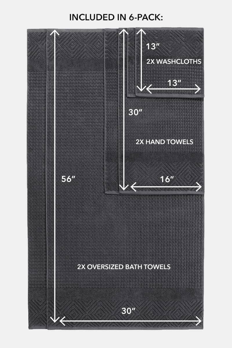 Texere 100% Organic Cotton Cable Knit Jacquard Towel Set Fishers Finery 