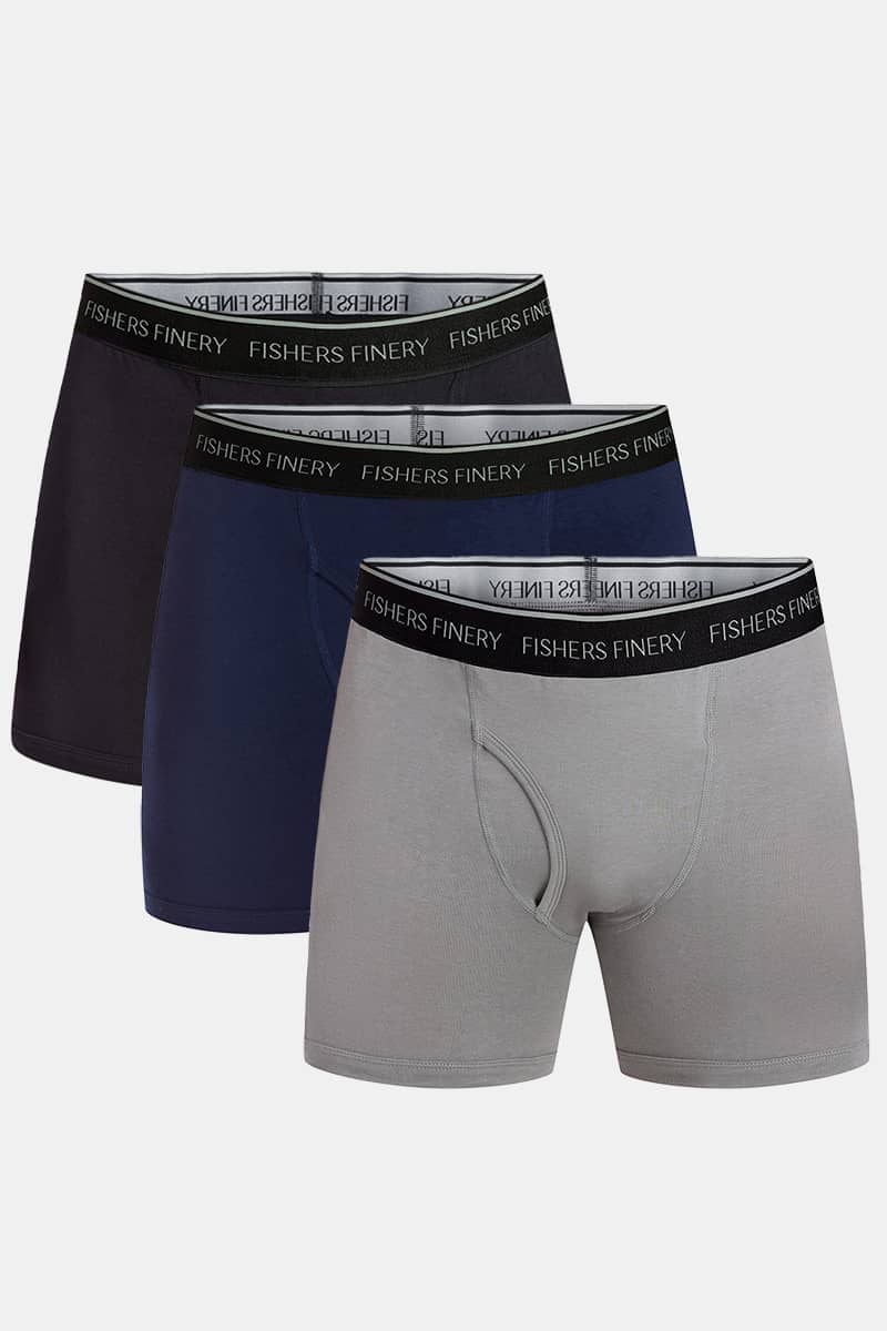 Natural Feelings Men's 6 Underwear Boxer Briefs Modal Boxer Briefs for Men  Open Fly Underwear Mens 4-Pack S-XXL, C: 4 Pairs Modal 6 in Boxer Briefs,  Small : : Clothing, Shoes 