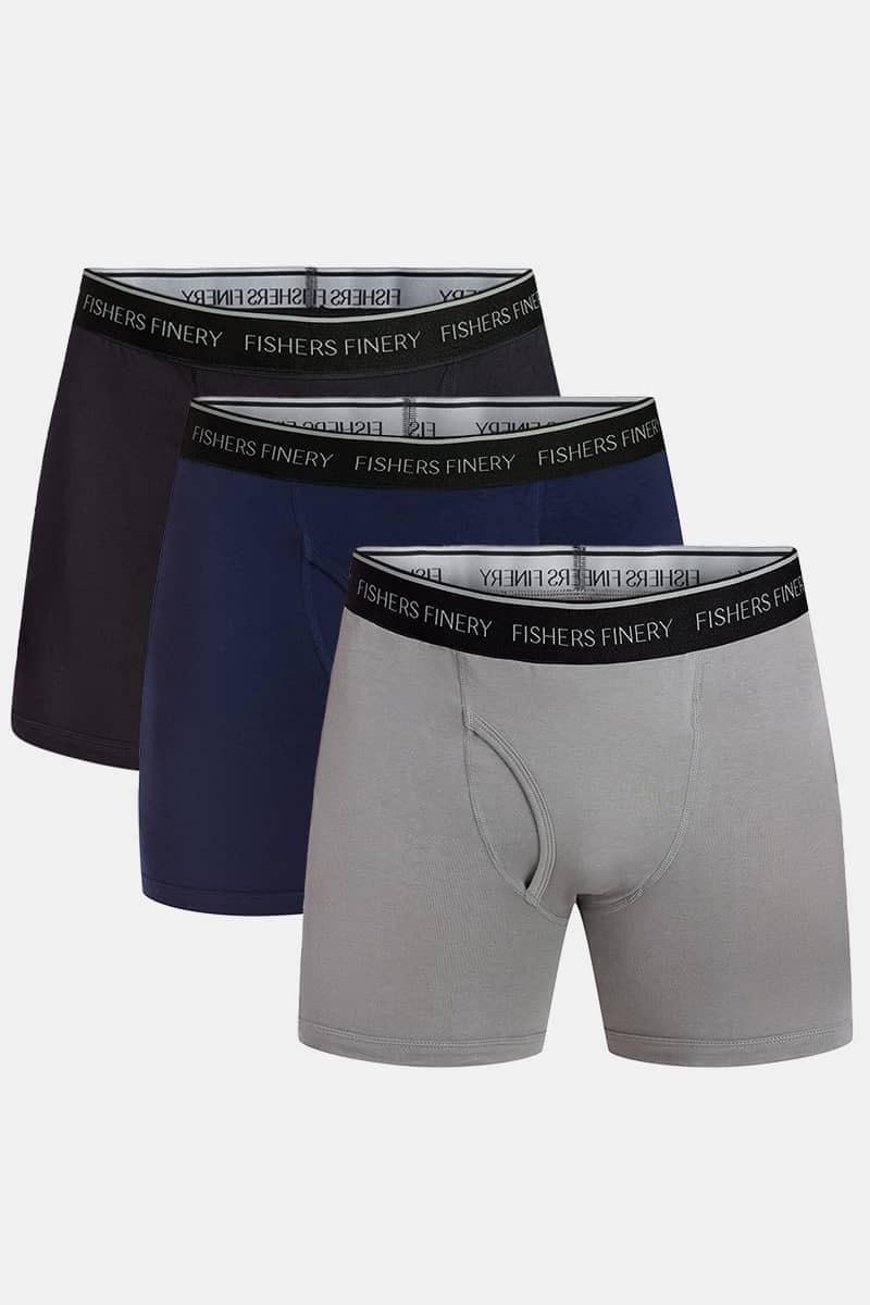 2 Pack Mens Boxer Shorts Loose Fit Underwear Home Underpants