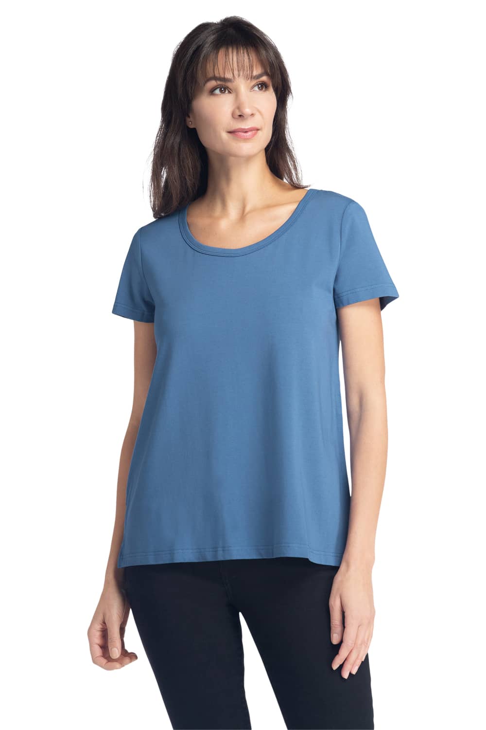  Fishers Finery V Neck Tee Shirt For Women - Sustainable  Earth Conscious Clothing