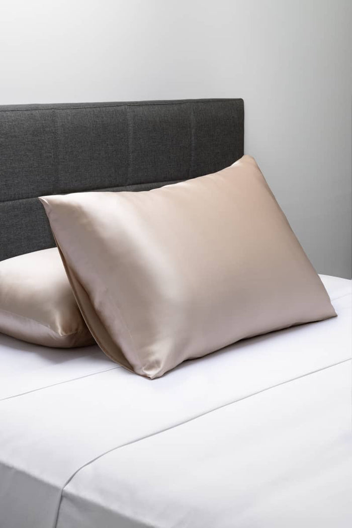 25 Momme 100% Pure Mulberry Silk Pillowcase - Good Housekeeping "All-Star Standout" Taupe