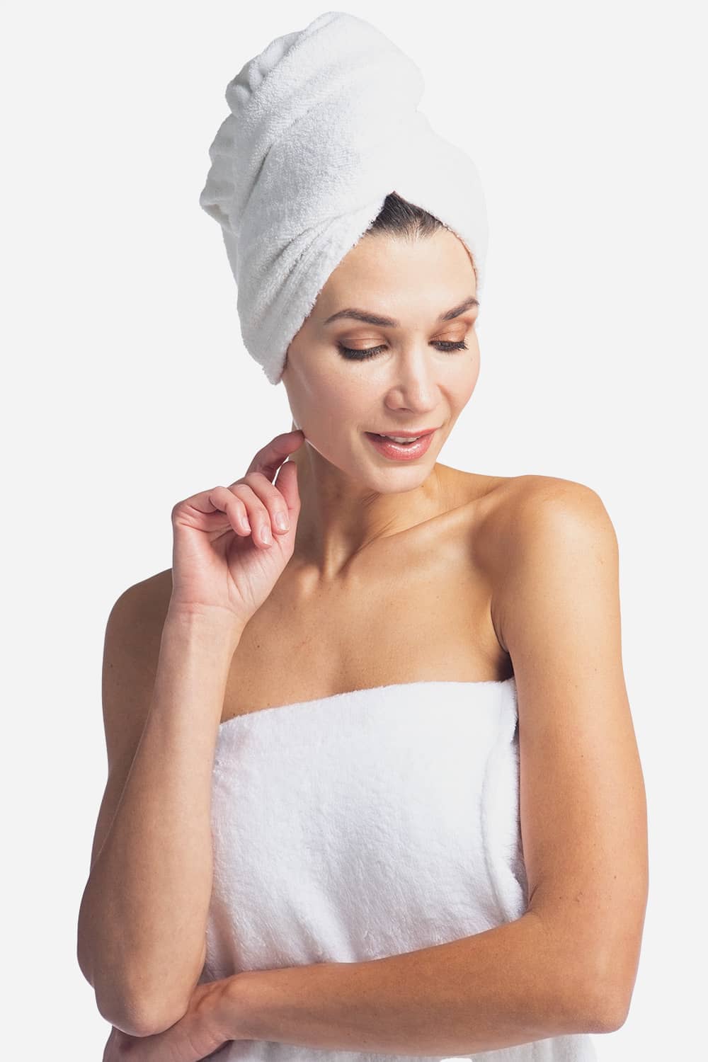 Women's Robe, Terry Robe, Body Wrap & Hair Towel Set