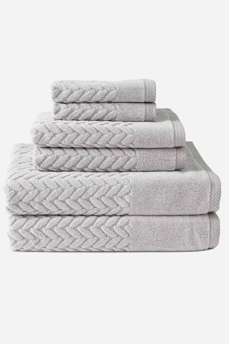 PILE SMALL BATH TOWEL WITH FURTHER OPTION AND LOOP 60*120cm Light grey