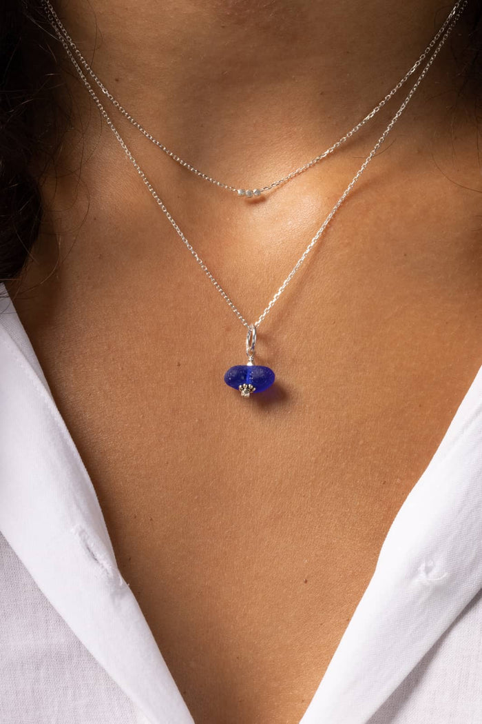 Layered Sea Glass Necklace with Gift Box Womens>Accessories>Jewelry Fishers Finery