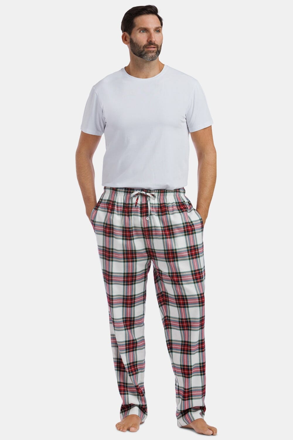 Men's EcoFlannel™ Plaid Pajama Pants Mens>Sleep and Lounge>Pants Fishers Finery 