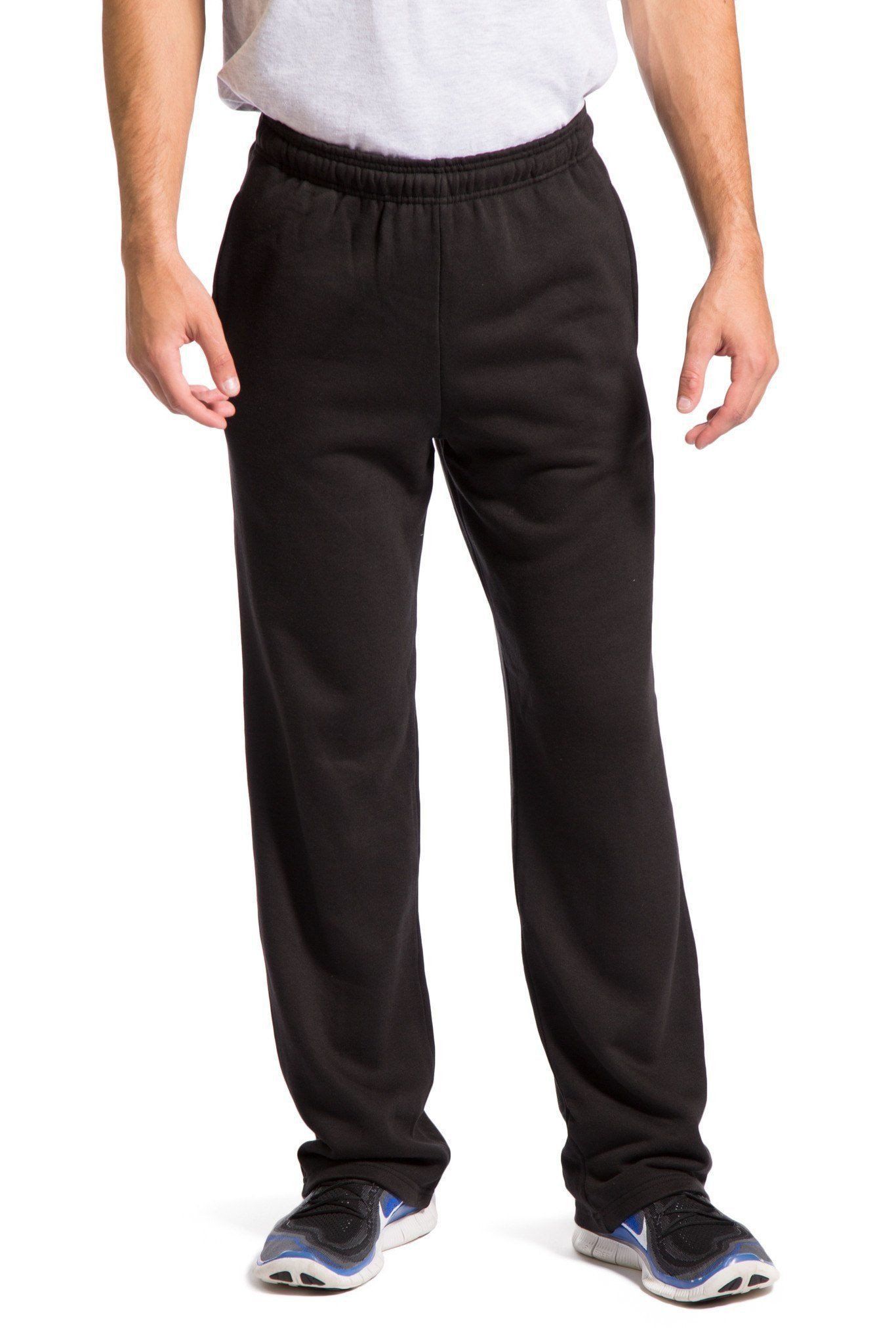 Noble Mount Men's Fleece Lined French Terry Lounge Pant