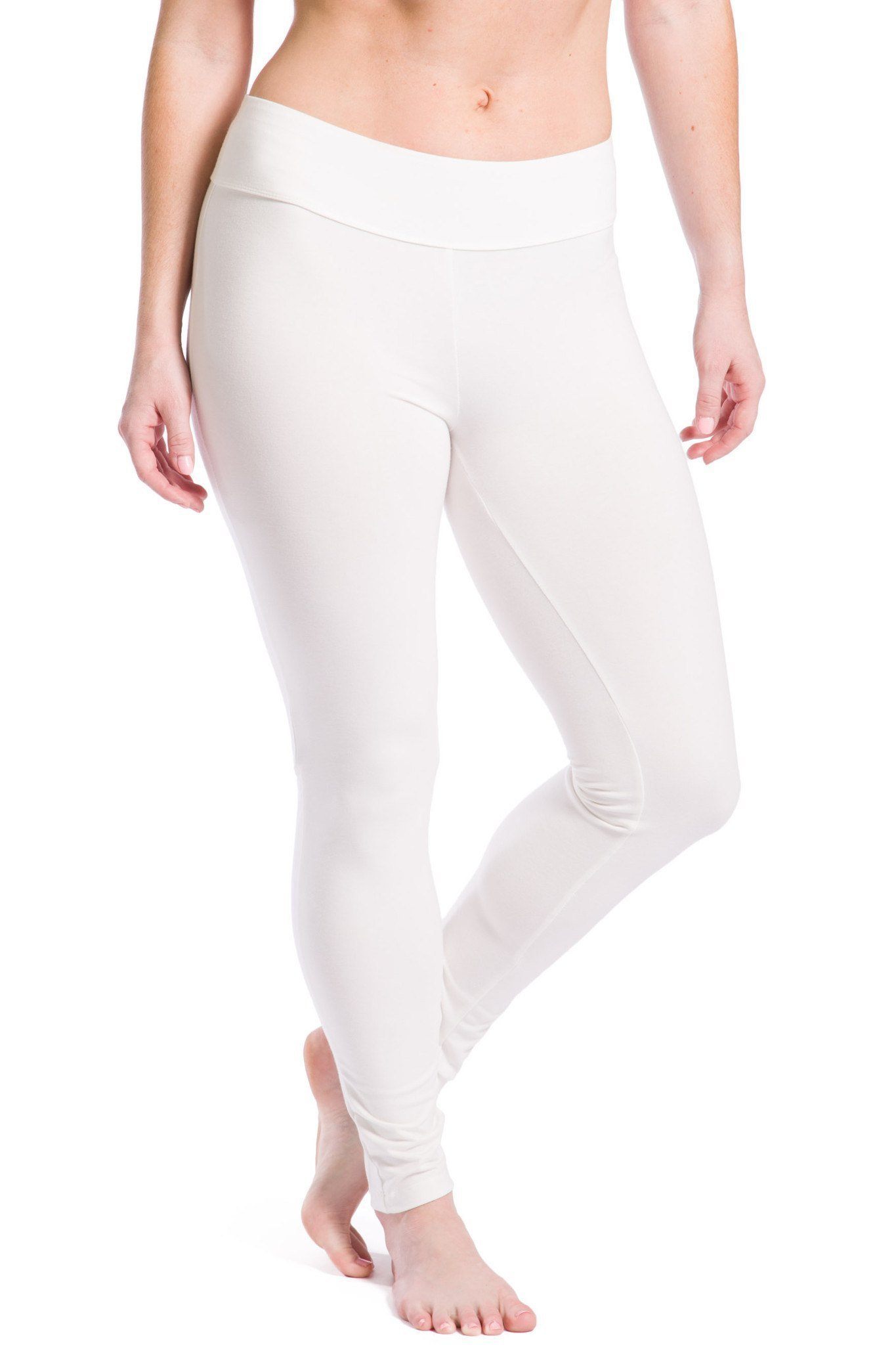 Ankle Workout Leggings - Ivory