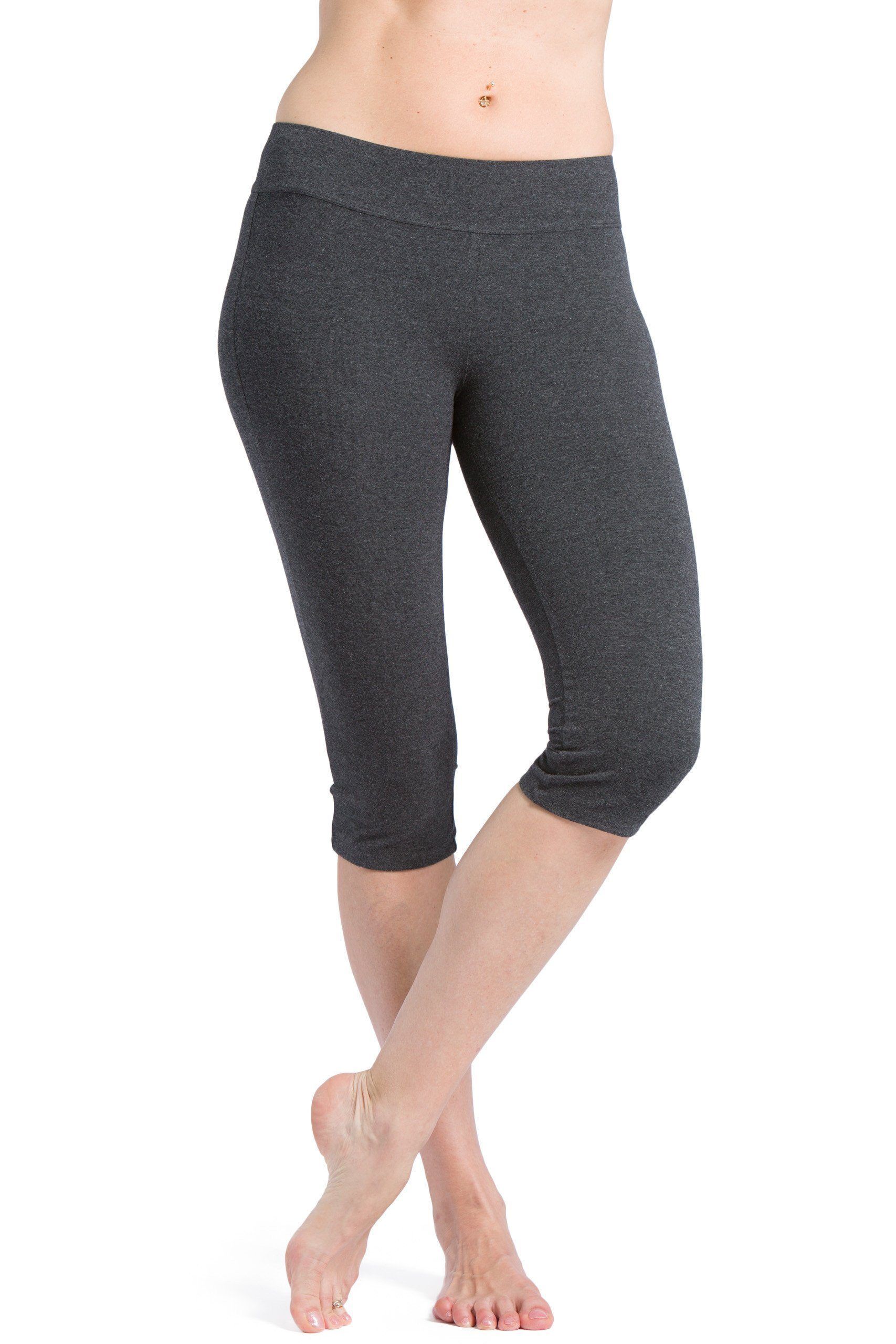 Women's EcoFabric™ 16" Yoga Workout Capri Womens>Casual>Leggings Fishers Finery 